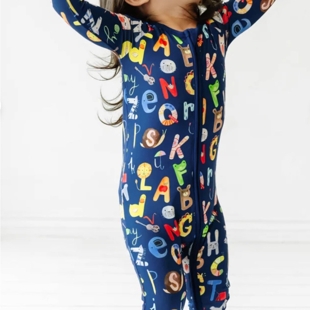 Colorful Kids Alphabet Pajamas